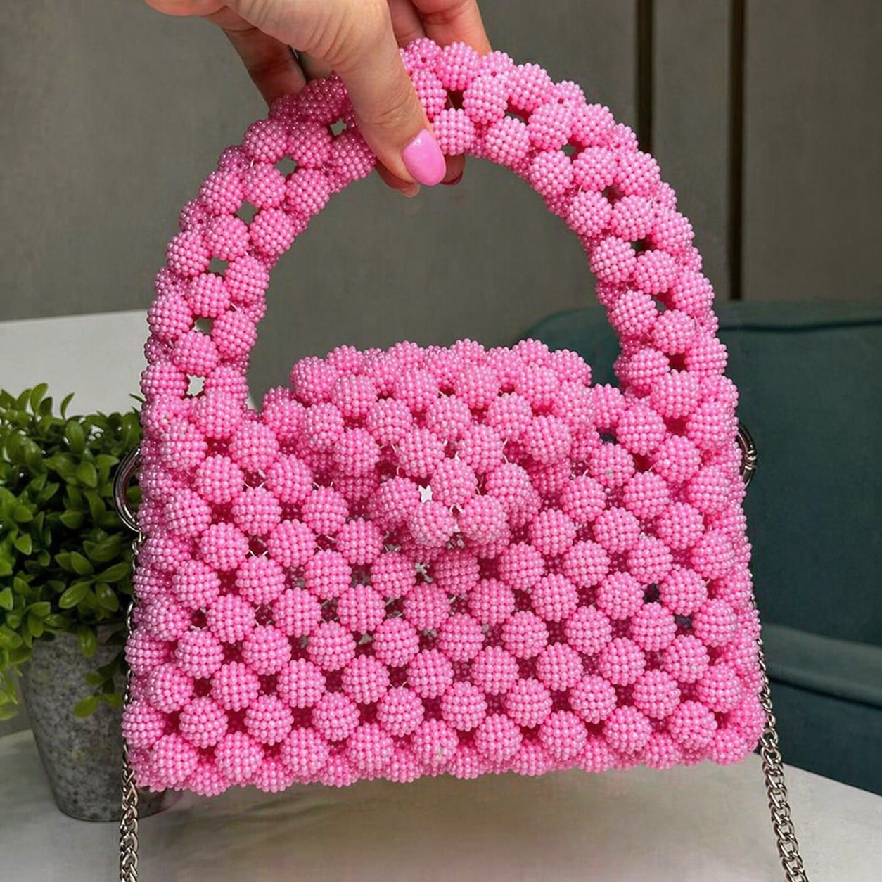 Curso Bolso Premium de Perlas | Diseño Avanzado con Manija